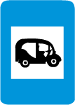Auto-rickshaw stand