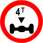 Axle load limit
