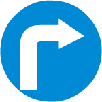 Compulsory turn right