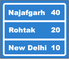 Distance board