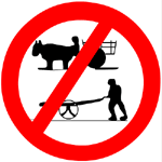 Bullock cart and hand cart prohibited