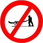 Hand cart prohibited