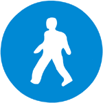 Compulsory pedestrians only