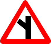 Y-intersection (left branch)